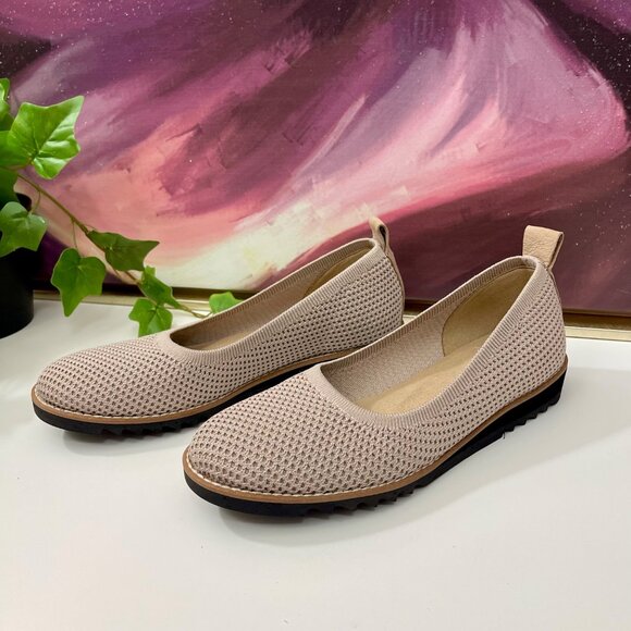 Eileen Fisher Etta Knit Slip-On Shoe in Blush Size 6 - Picture 7 of 15
